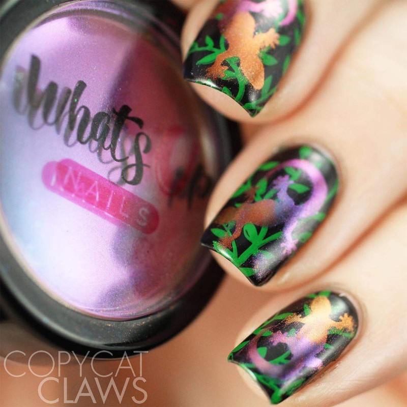 Whats Up Nails - Lizard Vinyl Stencils for Nail Art