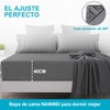 NANWEI Protector de Colchón 100% Impermeable con 2 Bolsas Laterales,