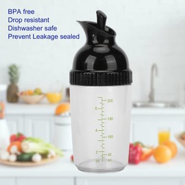 200ml Salad Dressing Shaker, Bpa Free Prevent Leakage Salad Dressing Container Suitable For Seasonings Soy Sauce Vinegar Oil(#2)