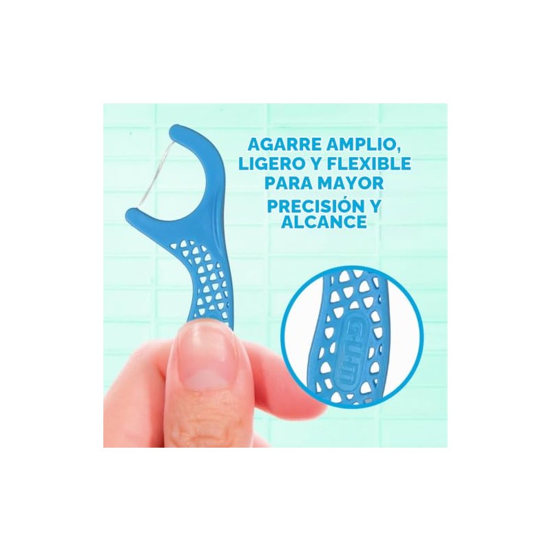 Sunstar 888JC GUM - Hilo dental de cuidado avanzado, menta