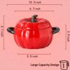 Ceramic Pumpkin Dutch Oven,Ceramic Dutch Oven With Lid,1.7QT Pumpkin Pot,Pumpkin