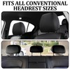 Xorim 4 Pcs of Headrest Covers for Cars, Car Headrest