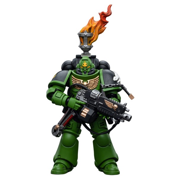 JoyToy 1/18 Warhammer 40,000 Action Figure Salamanders Intercessors Sergeant Tsek'gan Collection Model
