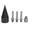 5Pcs Firewood Log Splitter Drill Bit Steel Wood Splitting Logs