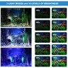 VARMHUS Submersible LED Aquarium Light,Fish Tank Light with Timer Auto