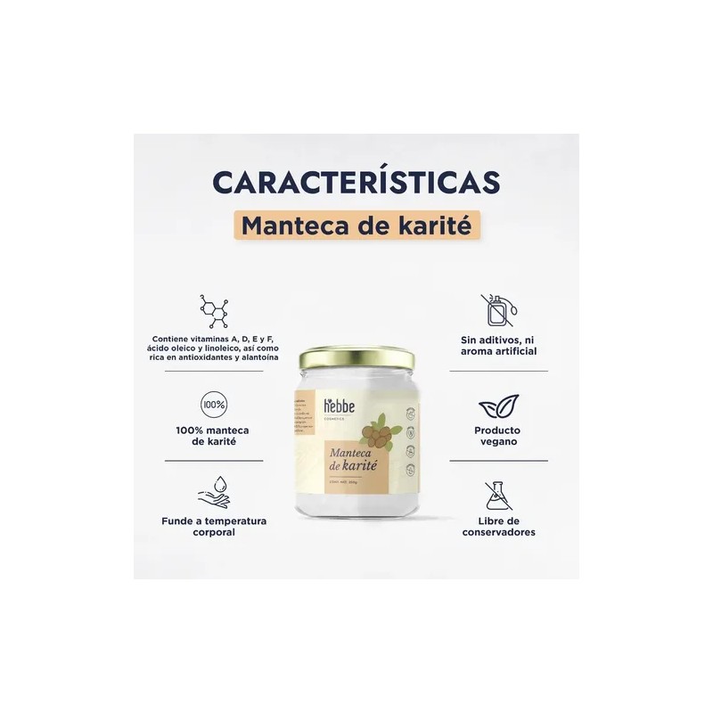 Manteca De Karité Pura 250 Gramos Extra-hidratante