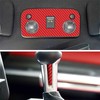 YAMUDA Compatible with 48PCS Decorative Interior Protection Carbon Fiber Sticker