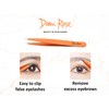 DEMI ROSE Pointed Tweezers Precision - 100% Stainless Steel Ingrown
