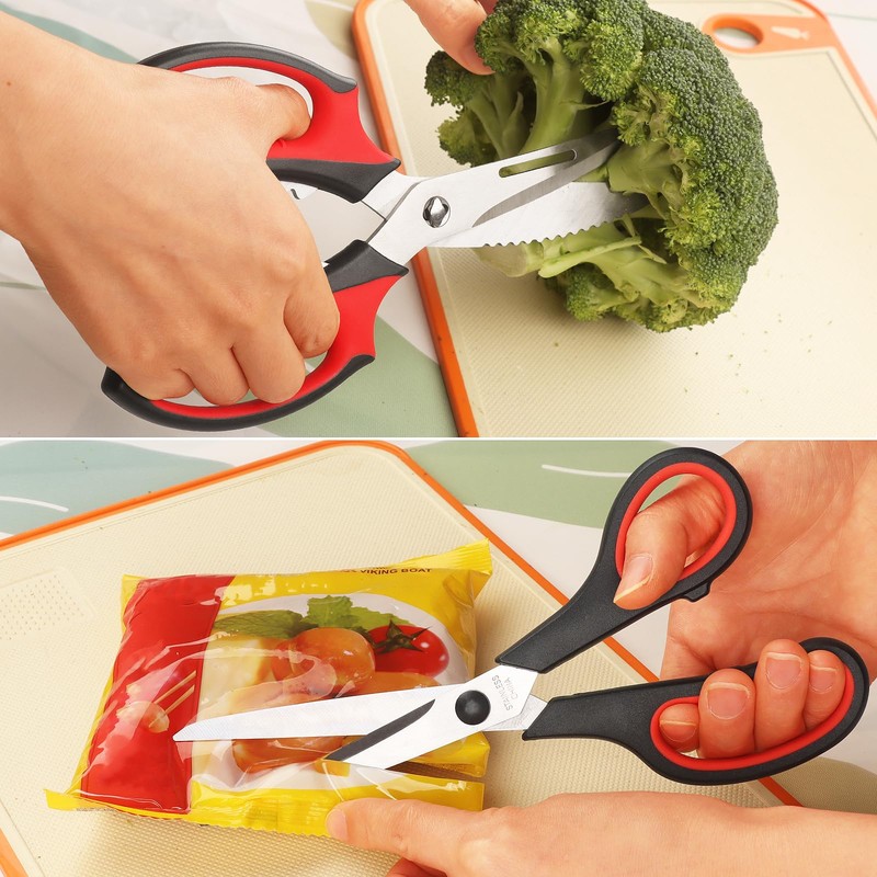Kitchen Scissors, Heavy Duty Kitchen Shears with Sharp Stainless Steel