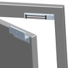 UHPPOTE Z and L Bracket for Inward Door 180KG/350lbs Holding