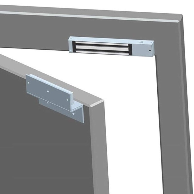 UHPPOTE Z and L Bracket for Inward Door 180KG/350lbs Holding
