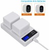 Unbranded 2-pack Batteries + Dual Battery Charger for Arlo Pro