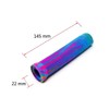 Team Dogz Bicycle Handlebar Grips, Non-Slip Soft Rubber Cycling Grips,