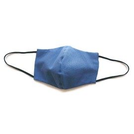 4business Pack of 10 Fabric Masks Community | One Size | High-Quality Cotton | Washable | Reusable (Light Blue)