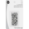 Dritz 1/4" Large, 15 Sets, Silver Eyelets, Nickel Count