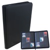WINTRA Premium 360 Pockets Black Zippered Playing Card Binder -