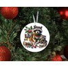 Twisted R Design Christmas Raccoons Woodland Ceramic Ornament Christmas Tree