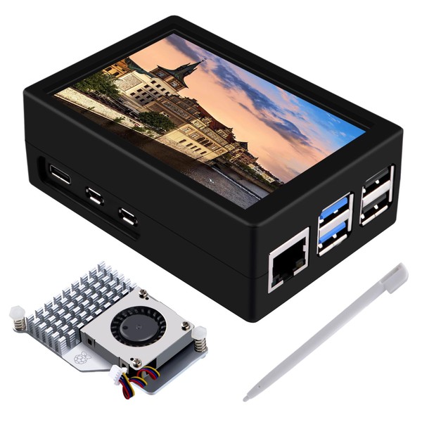 GeeekPi Raspberry Pi Display, 3.5 inch Touchscreen with Raspberry Pi
