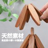 Set of 4 Wooden Christmas Tree Trivets - Foldable Hot