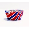 PME Patriotic Swirls Paper Baking Cases for Cupcakes, Mini Size,