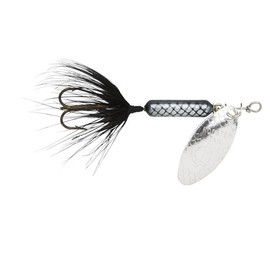 Yakima Bait Wordens 208-BL Original RoosterTail Spinner Lure, 2 1/4-Inch, 1/8-ounce, Black