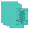 Set of 6 Soft Rubber Lino Printing Plates, Double-Sided, Easy-Carve