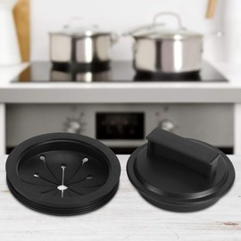 TEUOPIOE Universal 3-inch Garbage Disposal Splash Guard and Kitchen Sink Stopper - Rubber Food Waste Disposer for Erator and Waste King Whirlaway