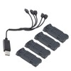 1200mah Lithium Battery Black Strong Protection 3.7V High Conversion for