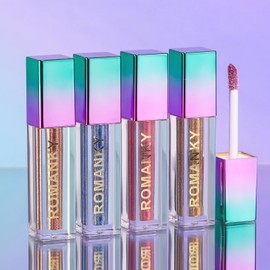 RoseFlower Chameleon Eye Shadow Liquid Multichrome Mother of Pearl Glitter Eyeshadow Brightening Glitter Eye Makeup - Quick Drying & Highly Pigmented