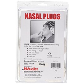 Mueller Nasal Plugs - 300 pack (PAC)