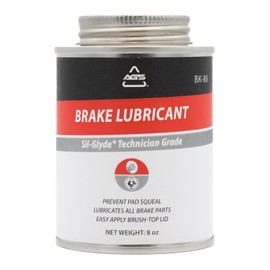 AGS Automotive Solutions Silicone-Based Brake Lubricant - Eliminate Squeals and Enhance Performance with Brush Top Can Application, Long-Lasting, 8oz - Excellent for Complete Brake Assembly Tasks