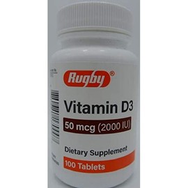 Major Vitamin D3 2000 IU (50 mcg), 100 Count (3 Pack)
