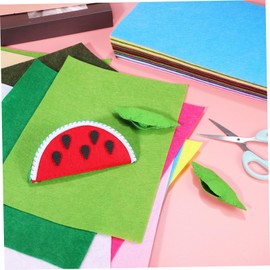 DOITOOL 60pcs Felt Sheets Pack Non-Woven Fabric for Sewing Crafts Easy to Cut Multi-Purpose Felt for Projects