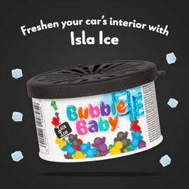 Bubble Baby Organic Tub - Long Lasting Cool Ice Car Air Freshener & Odour Eliminator Pack of 6