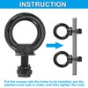 PATIKIL M6x12mm Lifting Shoulder Eye Bolt, 4Pcs 304 Stainless Steel