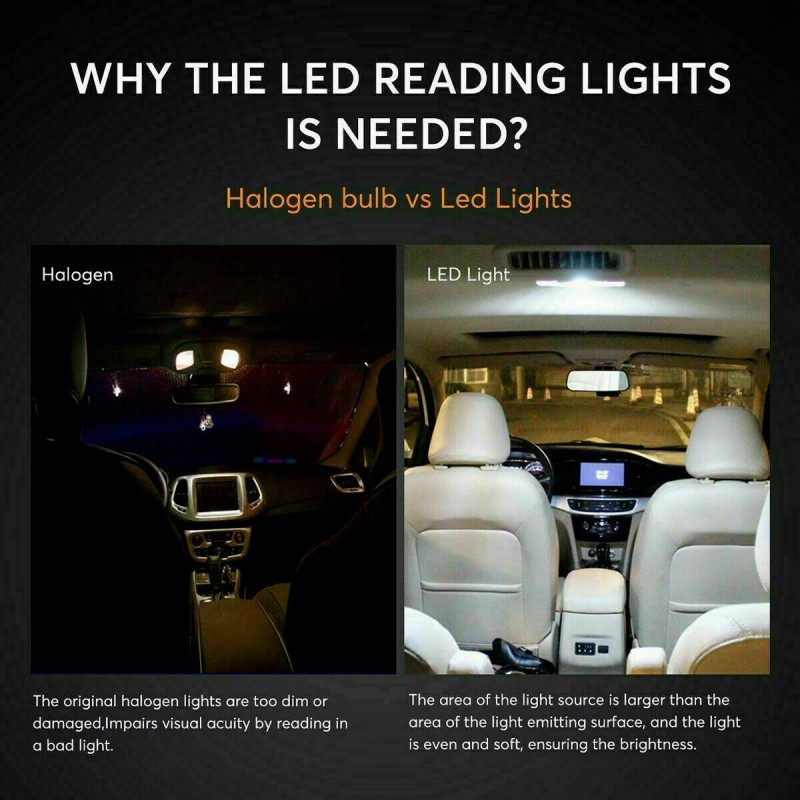 CA For Hyundai 40pcs LED Interior Lights Bulbs Kit Car