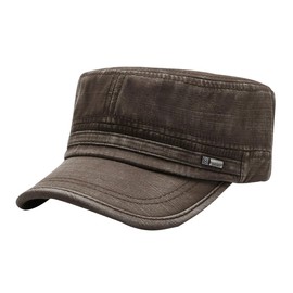 Buzz Selection Cap372 Military Hat, Work Cap, Stylish, Stylish, Simple, Men's, Women's,, coffee
