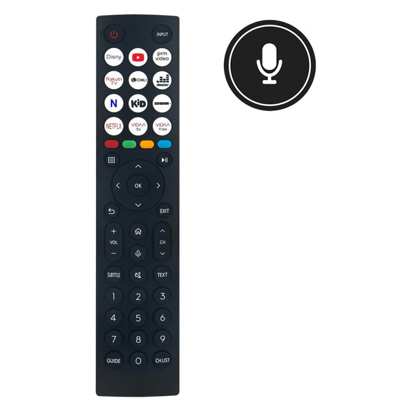 ERF2M36H ERF2M36 Voice Replacement Remote Control - VINABTY-fit for Hisense