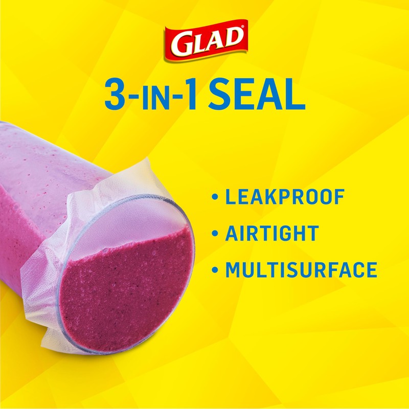 Glad Press'N Seal Food Plastic Wrap, 70 Square Foot Roll