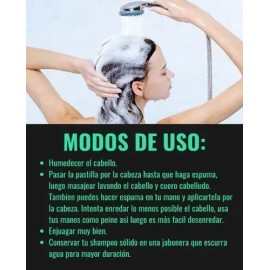 Shampoo Solido Verseth Crecimiento Hidratacion Regeneracion                                                                                           