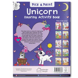Unicorn: Pick and Paint Coloring Activity Book