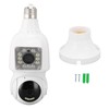 FHD 1080P Dual Lens Light Bulb Security Camera 360 Degree