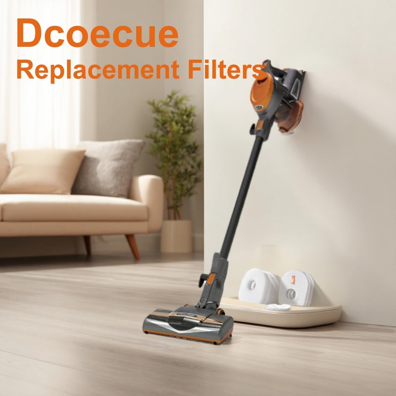 3Pack Dcoecue Replacement Vacuum Filters for Shark Rocket HV300, HV301,