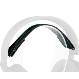 SOULWIT Flexible Fabric Replacement Headband for SteelSeries Arctis 3/Arctis 5 (Do Not Fit Other Arctis) Headset, Headphones Replacement Band, Headstrap Head Cushion Pad Repair Part - Green Line