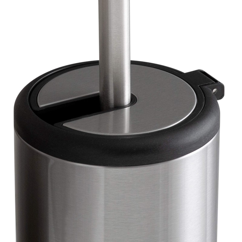 Bath Bliss Toilet Brush and Holder | Self Closing Lid