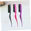 FOMIYES 3pcs Three Rows Bristles Hair Comb Hair Combs Detangling