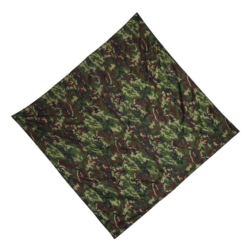 Camouflage Outdoor Portable Lightweight Rainproof Mat RainTent Tarp Shelter (3*2.9m)