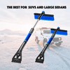 Okuleya Car Ice Scraper & Snow Brush (2 in 1)