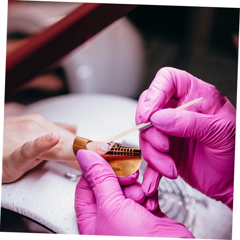 Minkissy 50pcs Manicure Sticks Cuticle Pusher Remover Dead Skin Pusher