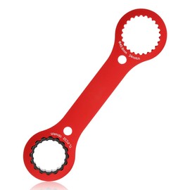 GLADFRESIT Bottom Bracket Tool, Precision Lightweight Axis Wrench Tool Adapter Repair Tool Aluminum Alloy BB Tool for Mountain Bike Bicycle